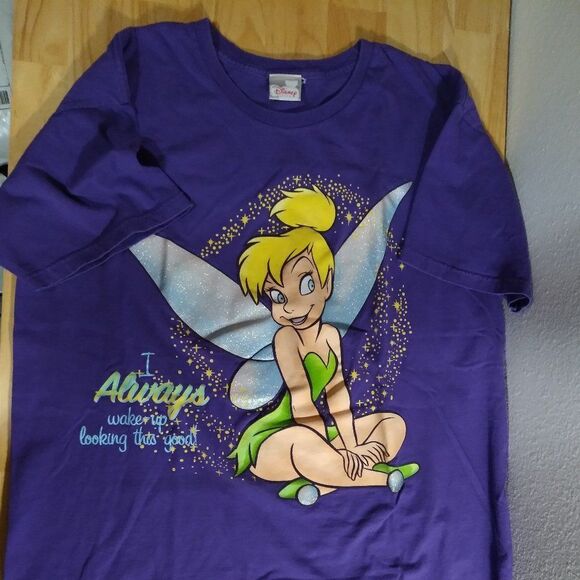 Vintage Disney Tinker Bell Wake Up Looking This Good T-Shirt - Picture 1 of 7